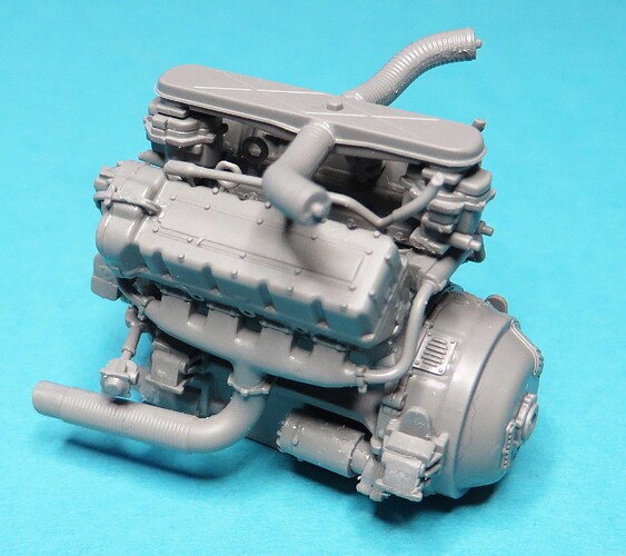Ryefield Sherman v8 engine 1