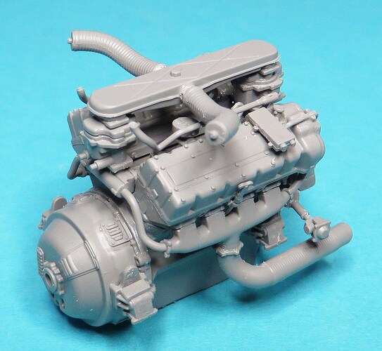Ryefield Sherman v8 engine 2