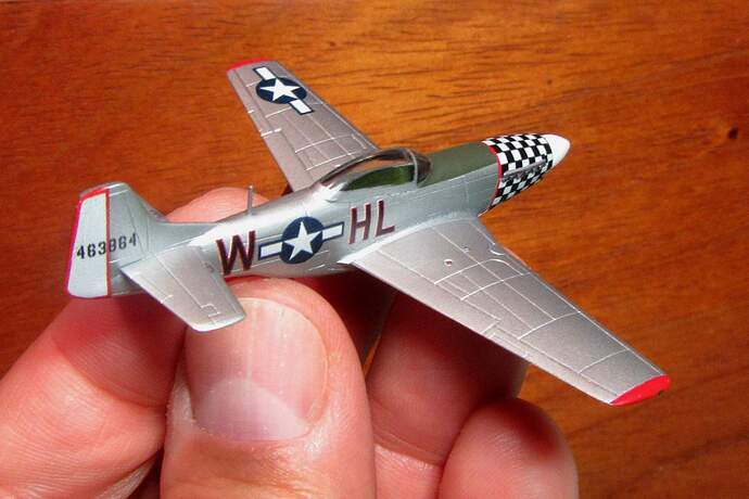 18 Minicraft P-51D finished