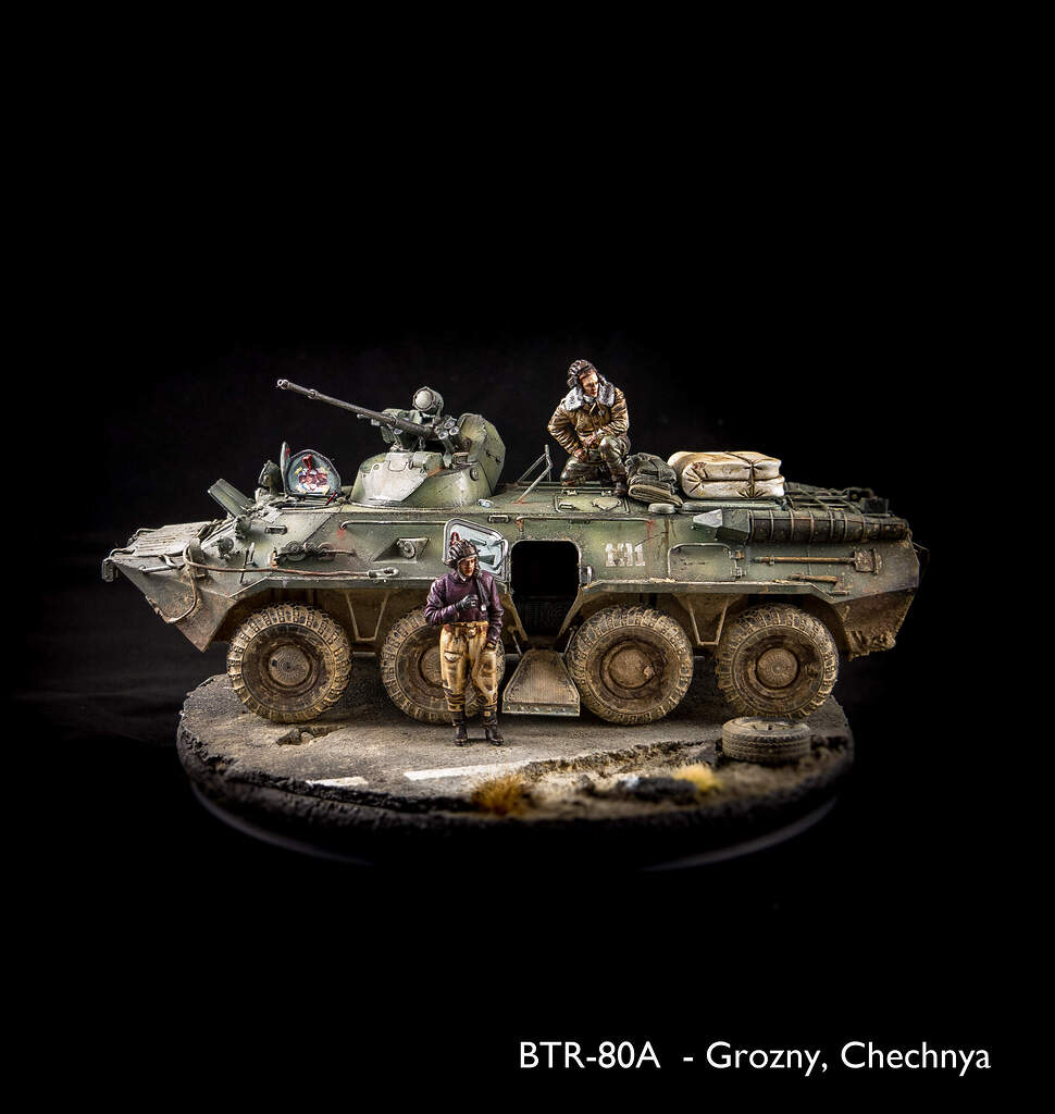 BTR 80A - Trumpeter 1/35 - Modern - KitMaker Network