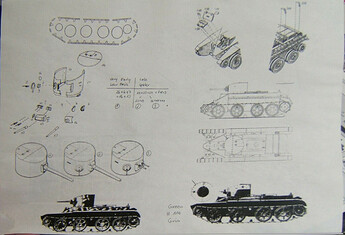 TOM Modellbau WW II Soviet BT-2 Russian Fast Tank Model Kit 2