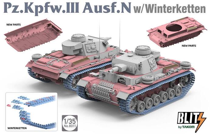 Panzer III Ausf.N w Winterketten