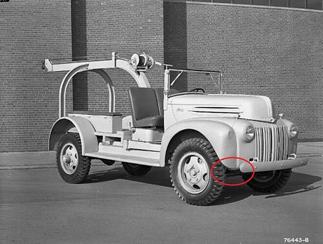M1 Bomb Truck Axle