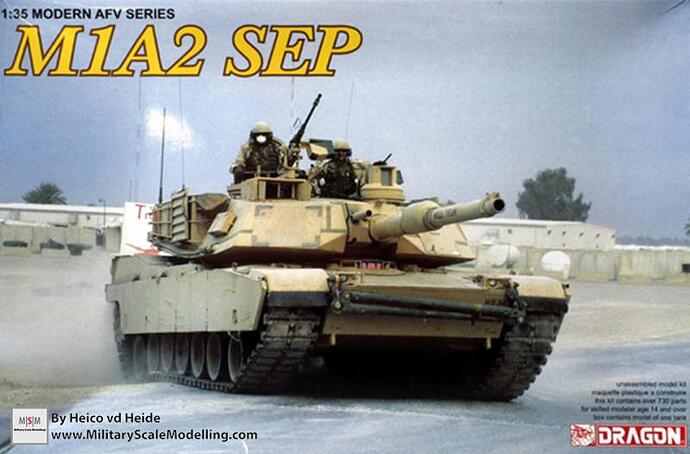 Review: 1/35 M1A2 SEP Abrams (Dragon 3536)