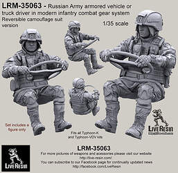 Live Resin (LRM-35063) Modern Russian Infantry Driver