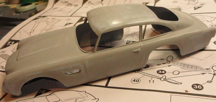 Aston Martin Sanded body 2