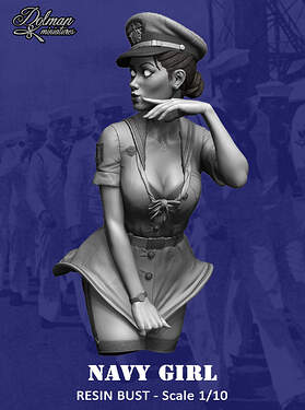 Navy Girl Web busto