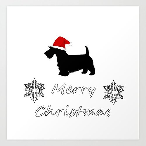 scottish-terrier-merry-christmas-prints