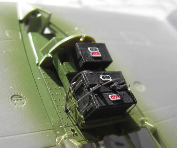 p-38 radio painted wired