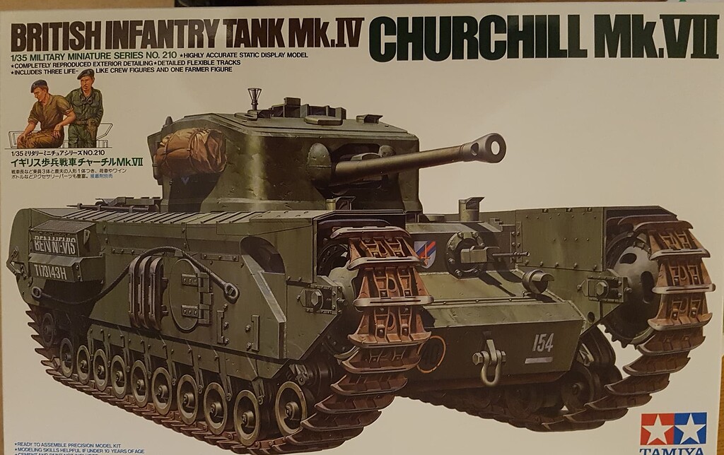 Tamiya 1/35 Churchill Mk VII - WWII Allied - KitMaker Network