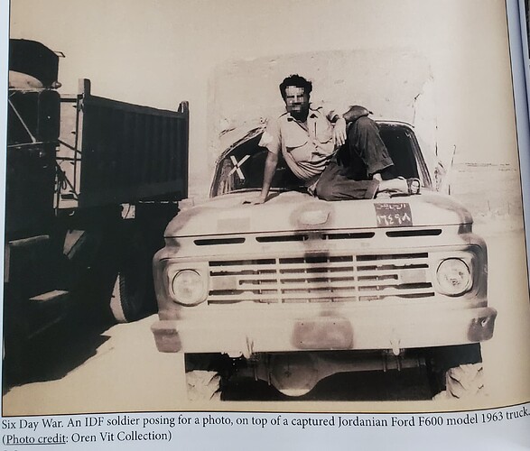 Ford F series Six Day War captured by IDF