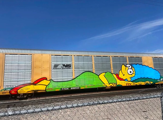 Marge Simpson Railcar