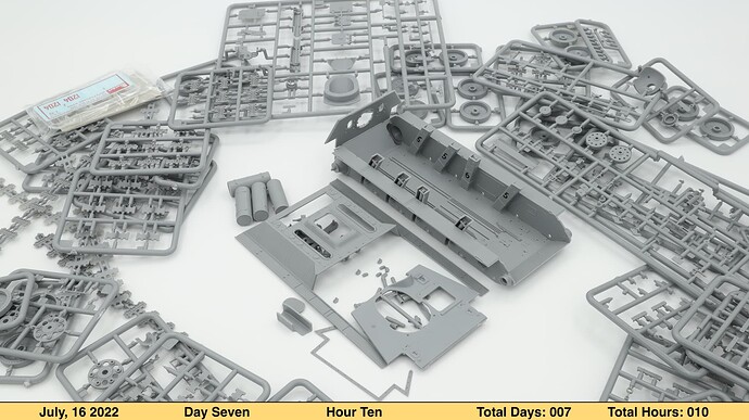 SU-85 MiniArt 35178 150 Day seven Hour ten