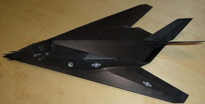 F-117 Decals Side small