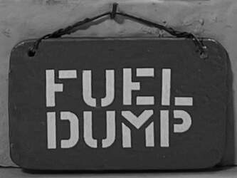 'Fuel Dump' Diorama (b&w)