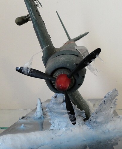 water off the blades a