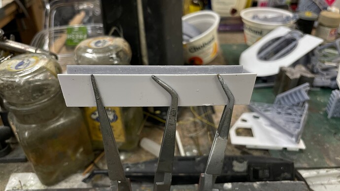 5IP Gluing the Connecting Angle for front plate