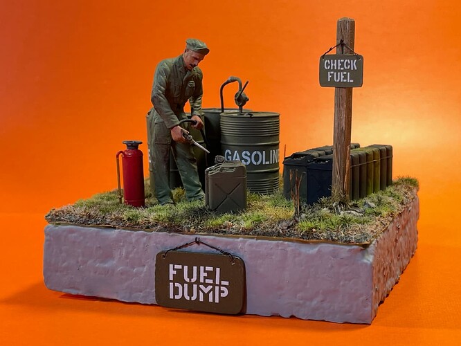 'Fuel Dump' Diorama (1)