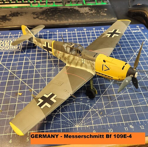 GERMANY - Messerschmitt Bf 109-E4