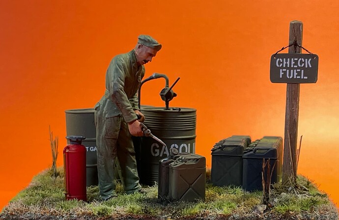 'Fuel Dump' Diorama (2)