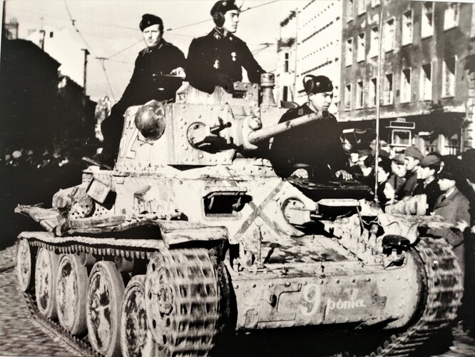 Right front view of Praga 62- Dec.2nd 1944 Parade in Sofia