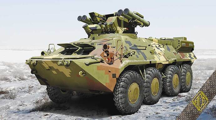 72176 Anti-tank complex BTR-3RK