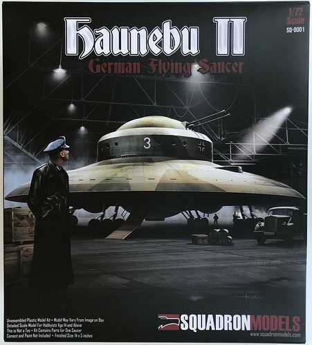 Squadron Models Haunebu II German Flying Saucer