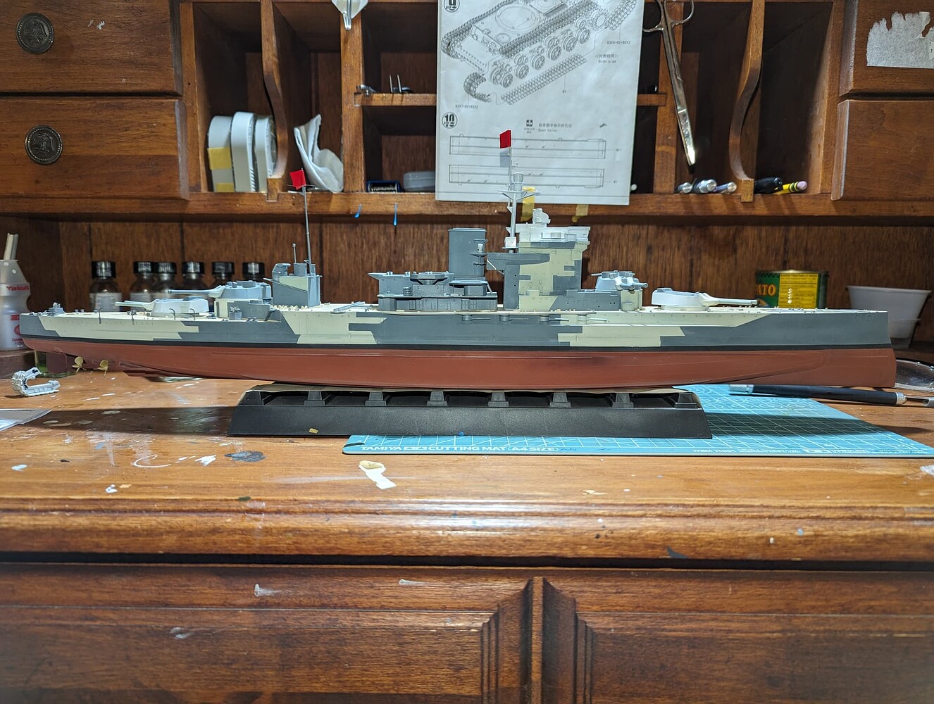 Ships stanchions for Trumpeter Warspite - 1:350 - KitMaker Network