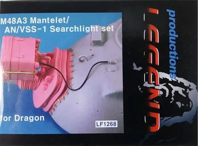 M48A3 mantle - seachlight set