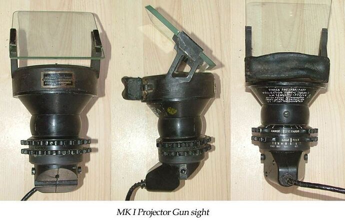 MK I Projector Gun sight