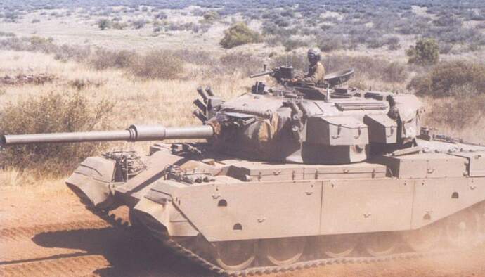 Olifant_Mk_1_A_de_Brug_Training_Area_1993