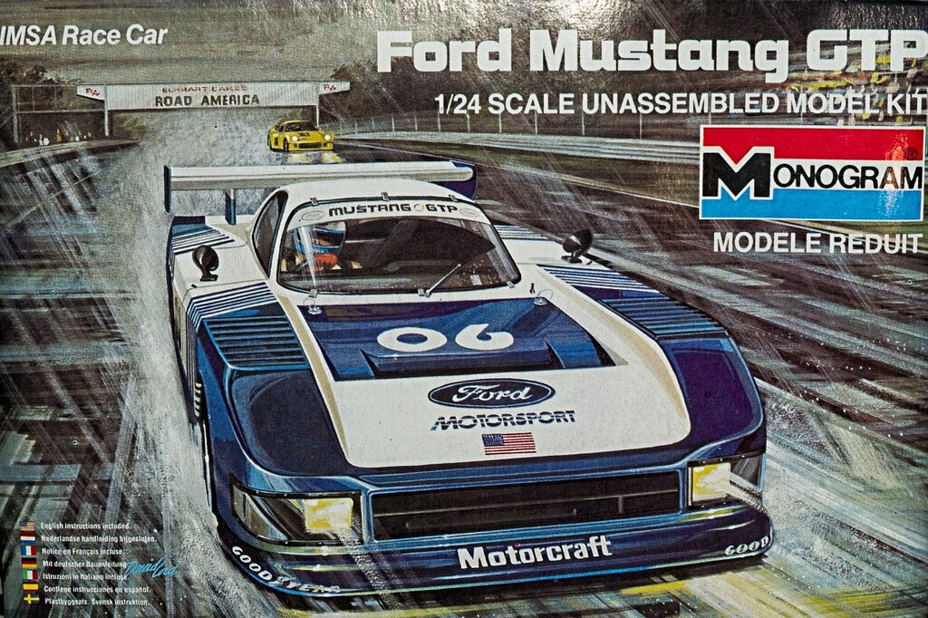 Monogram 1/24 scale IMSA Ford Mustang GTP - Cars - KitMaker