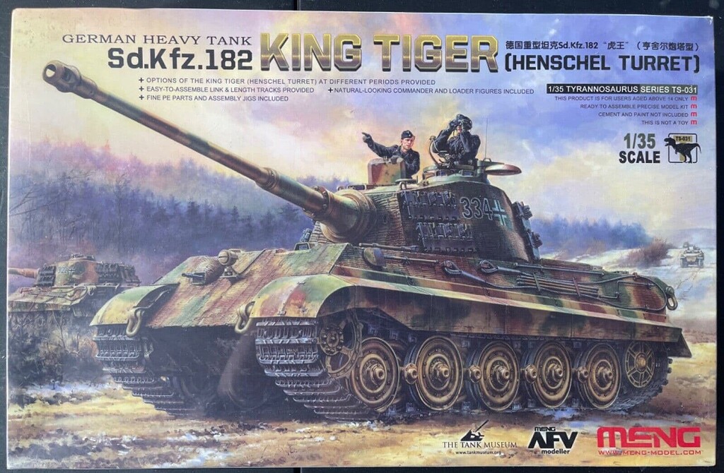 Meng 1/35 Königstiger, or 
