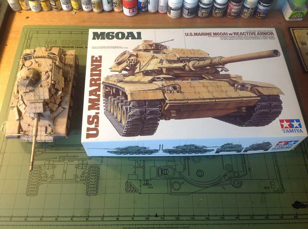 Planning to add some armor textures on my Tamiya M4 Sherman with