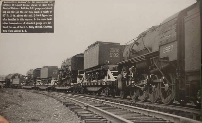 Locos on Flatcars WW2 (2)