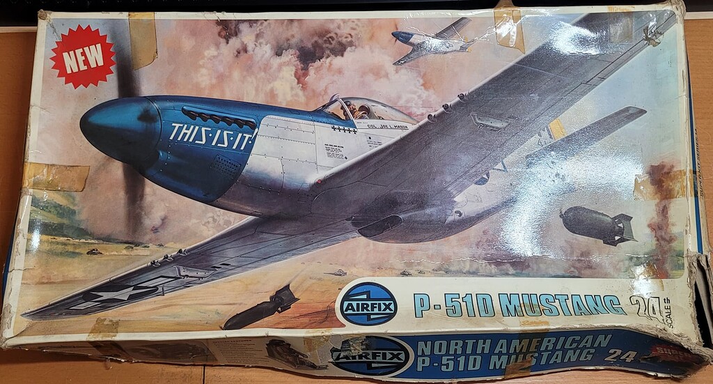 Beast in the attic Airfix 1/24 P-51D - World War II
