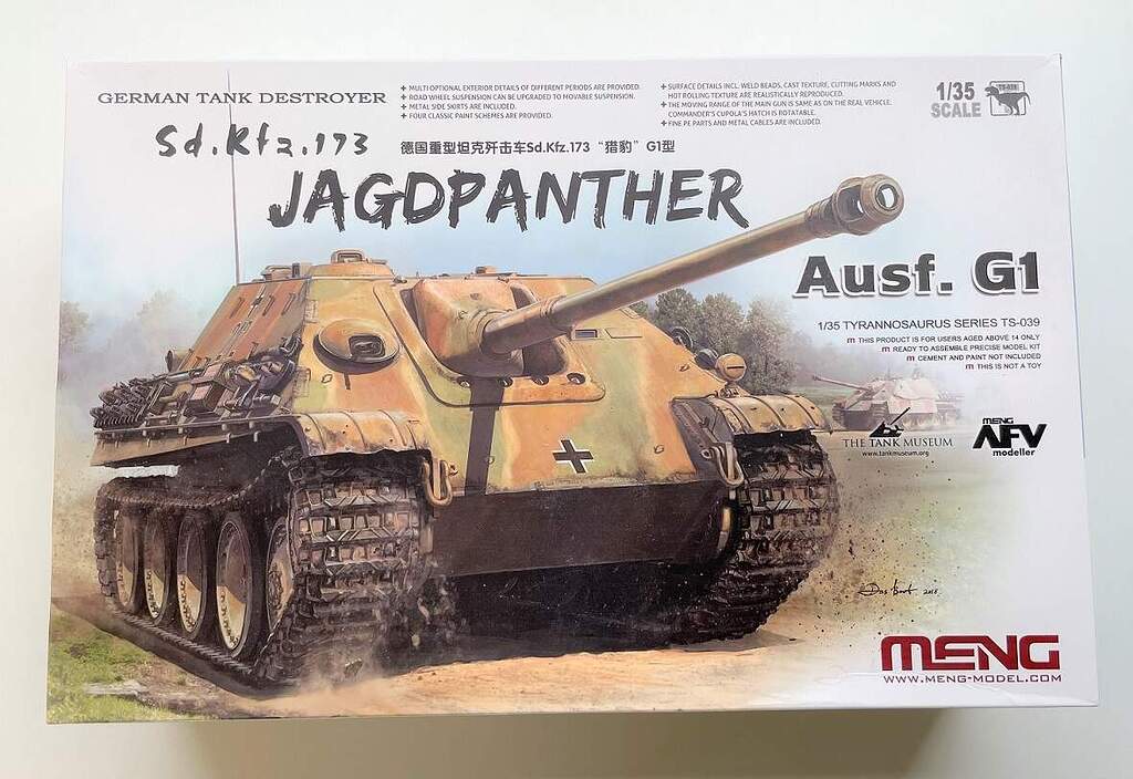 Jagdpanther G1 (Meng TS-039) - WWII Axis - KitMaker Network