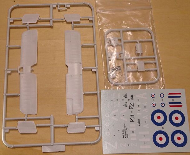 SE-5a sprues and decals small