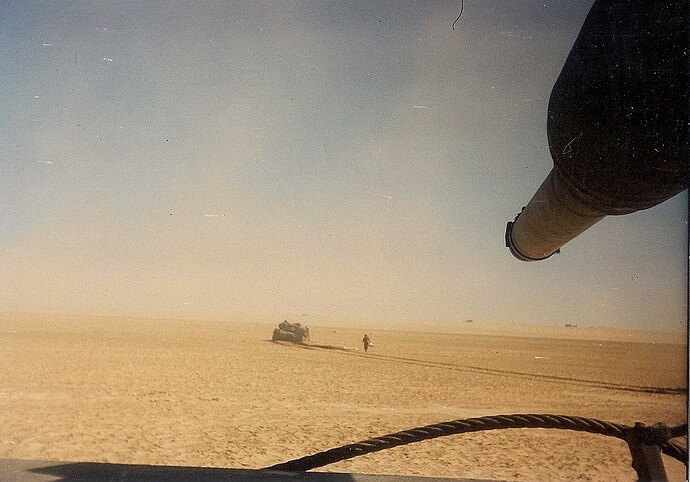 01 C-66 sunk in dry lake Nov 90