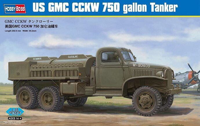 HB CCKW fuel truck