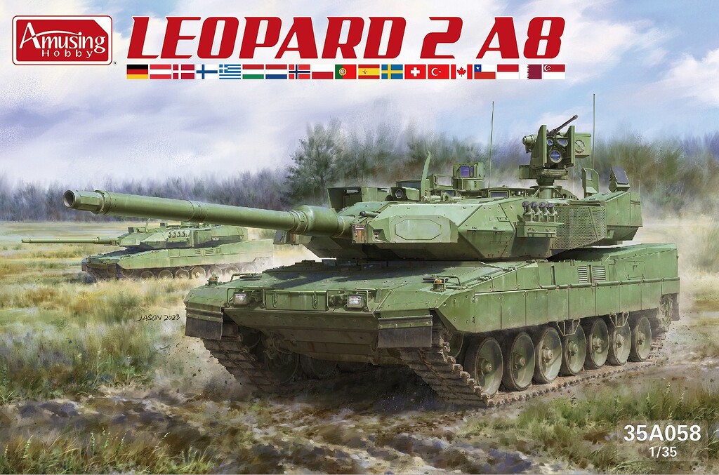Amusing Hobby Leopard 2A8 annouced - Modern - KitMaker Network