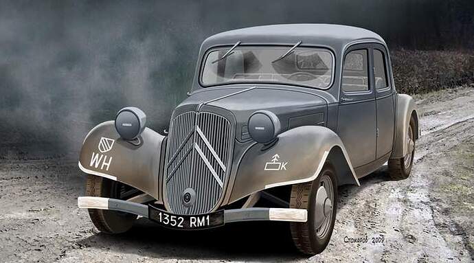 72273 Staff Car Traction Avant 11CV