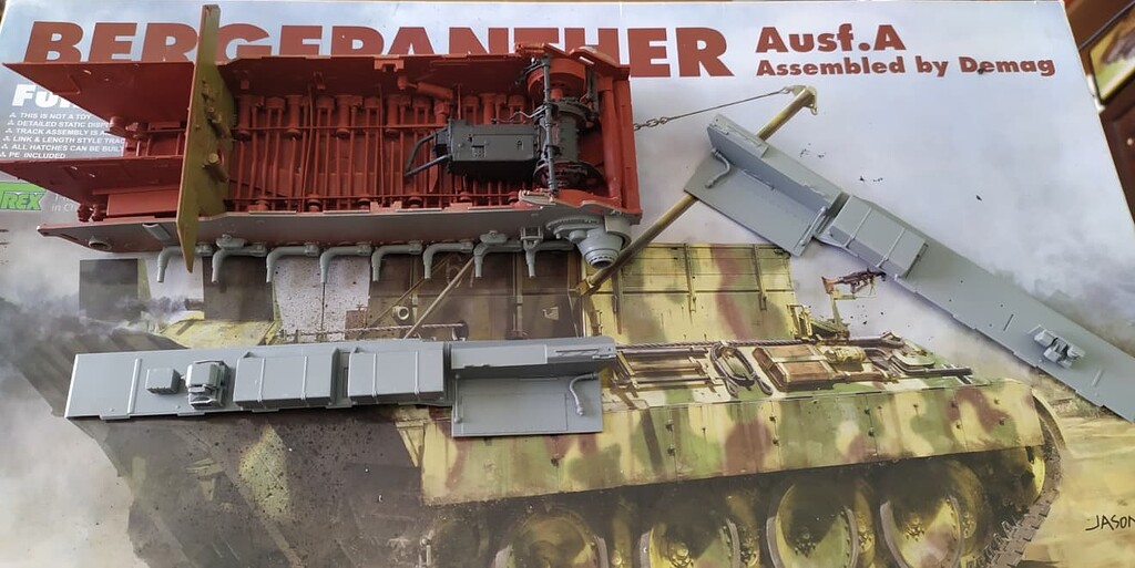 Bergepanther Ausf.A - WWII Axis - KitMaker Network