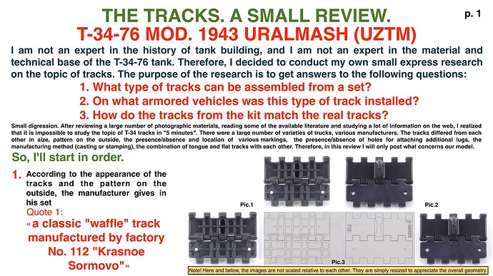 Traks T-34-76 UZTM 3689 part 1