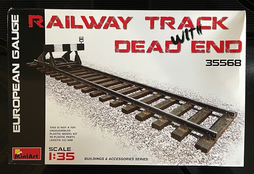 MiniArt (35568) Railway Track with Dead End