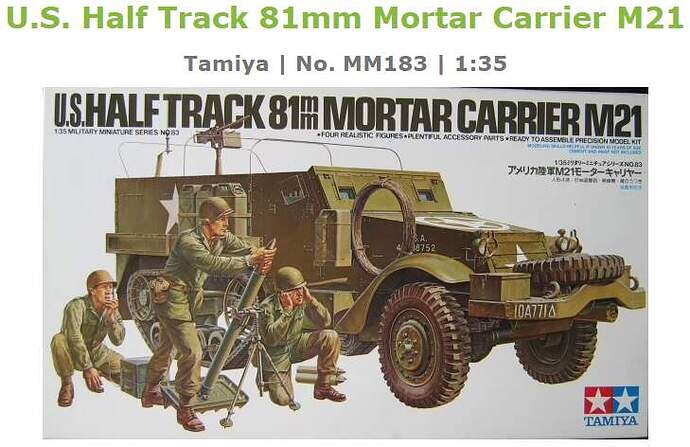 M3 Command vehicle Tamiya M21