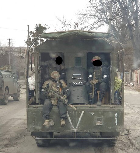 Special Forces of the FSVNG in the Kiev direction, Ukraine. March 2022.