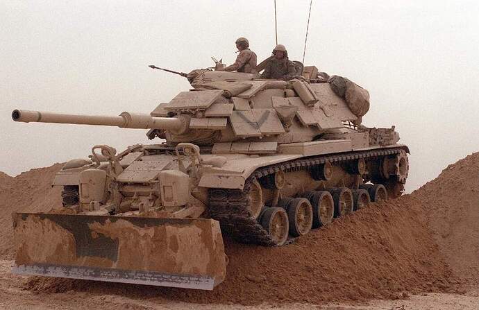 M60 blade tank