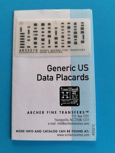 Data Placards