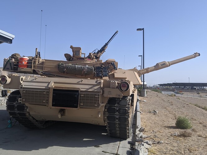 Abrams with a cooler